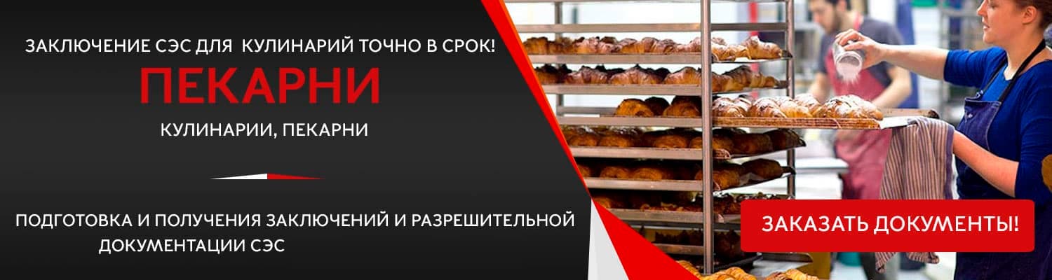 Документы для открытия пекарни в Орехово-Зуеве